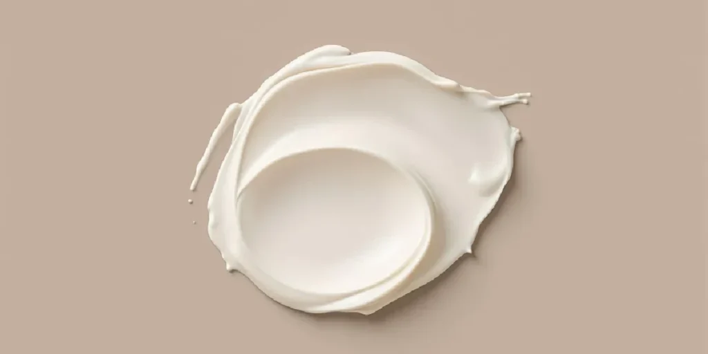 Close-up of CBD cream texture for topical use