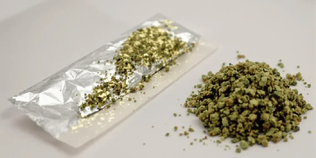 cannabis wrapped in dried corn husk as traditional natural rolling method
