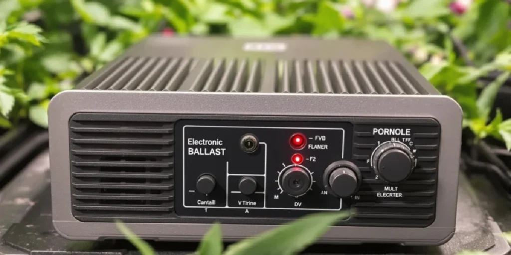electronic ballast for hid grow light used in indoor cannabis cultivation