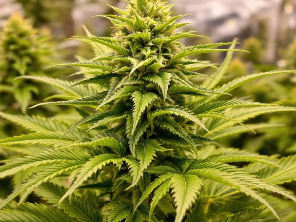 Grow tent setup with automated lighting to avoid accidental flowering during veg in photoperiod cannabis plants.