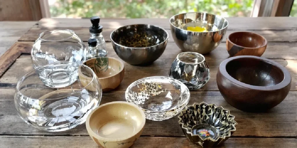 ground cannabis in a glass bowl ready for use