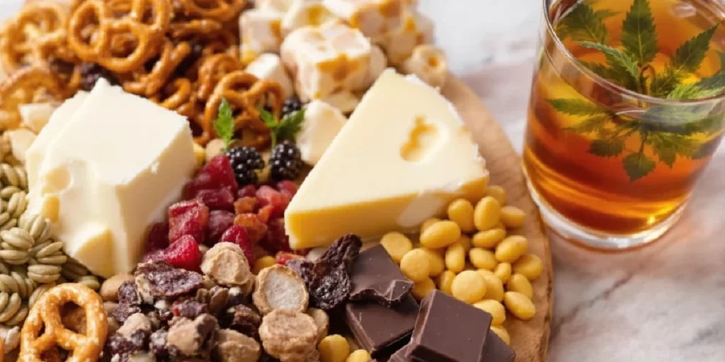 Chips, guacamole, and savory snacks for munchies