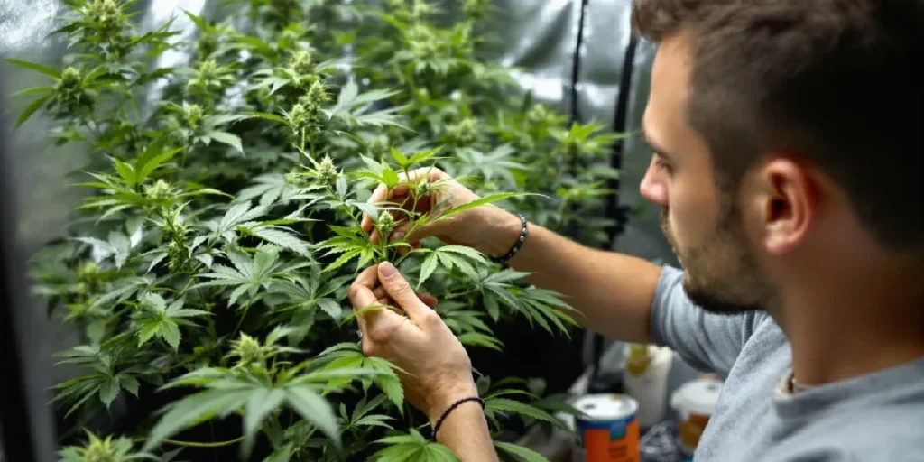beginner growing feminized cannabis indoor plant care