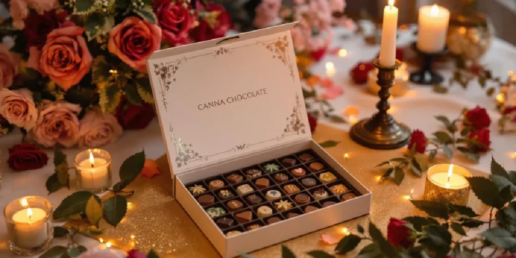cannabis chocolate edibles for valentine's day gift