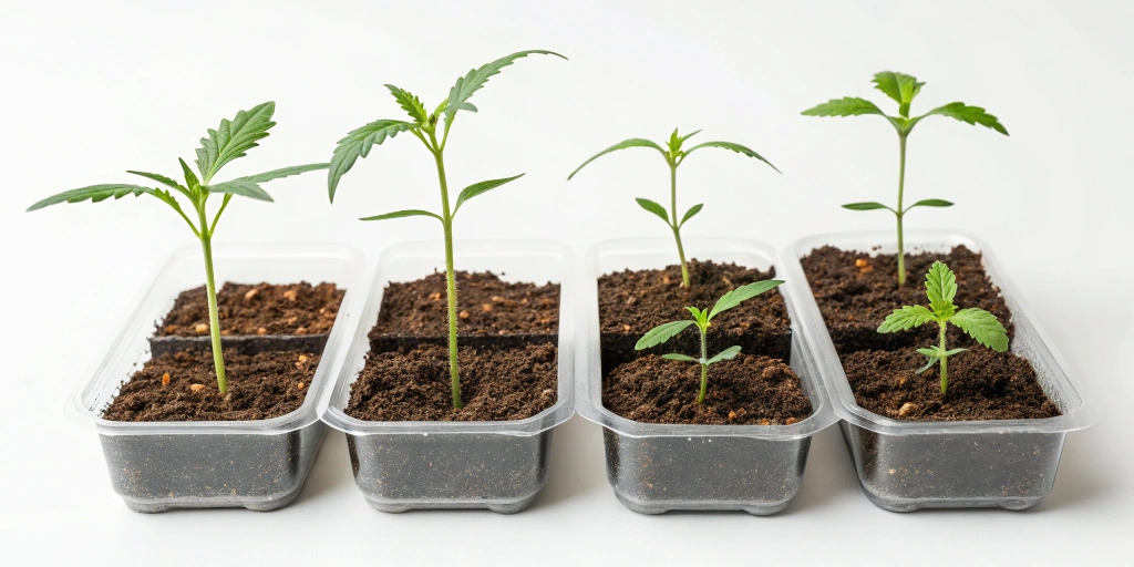 week-by-week growth plan for Green Gelato Auto strain, from germination to harvest with labeled milestones.