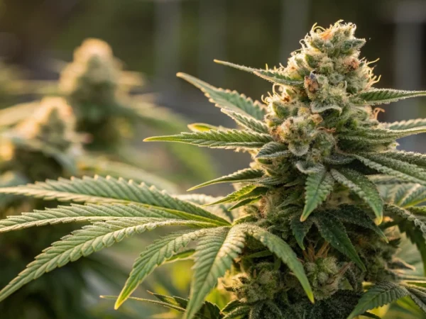 Close-up view of wedding glue auto strain buds showing intricate resin details and vibrant colors.