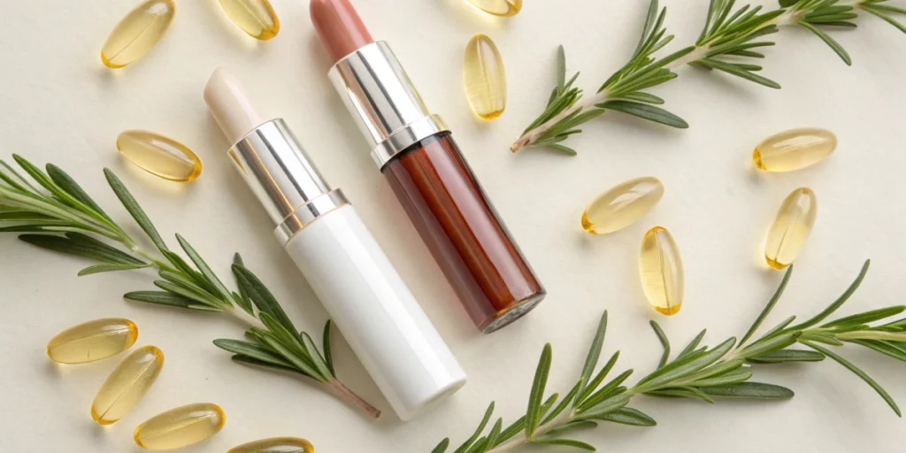 Cannabis sativa seed oil lip oil with natural preservatives.