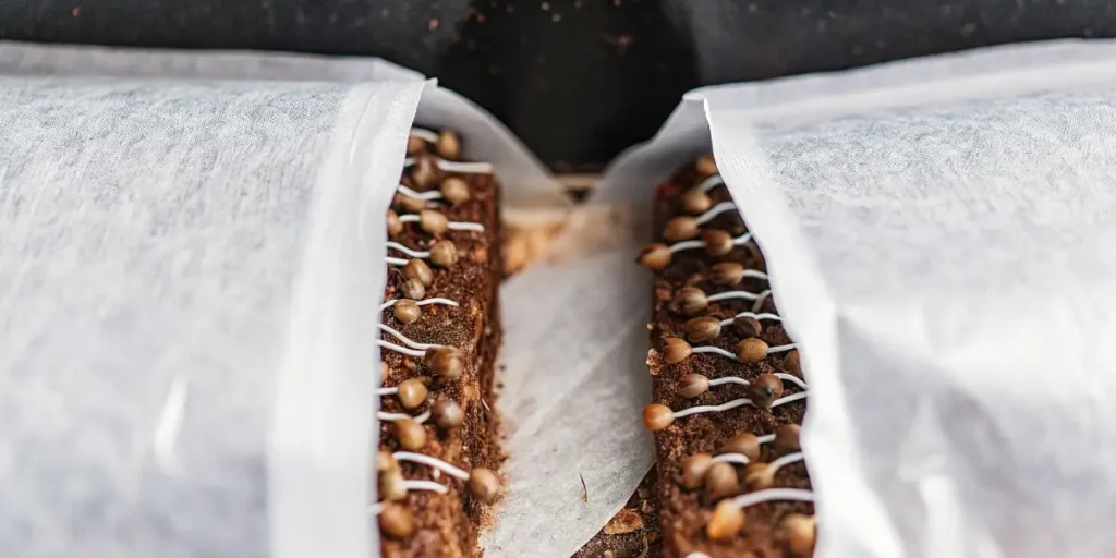 Cannabis seeds sprouting roots in germination tray with moist paper