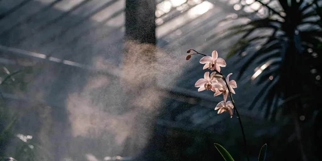 Spray Terpenes on Flower