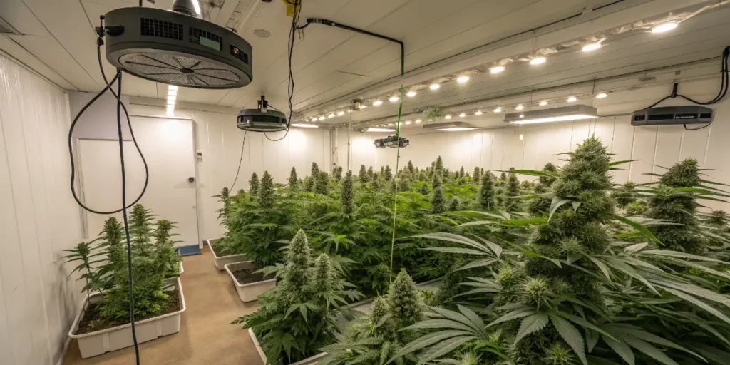 Controlled indoor setup for Bruce Banner 3 Auto cultivation.