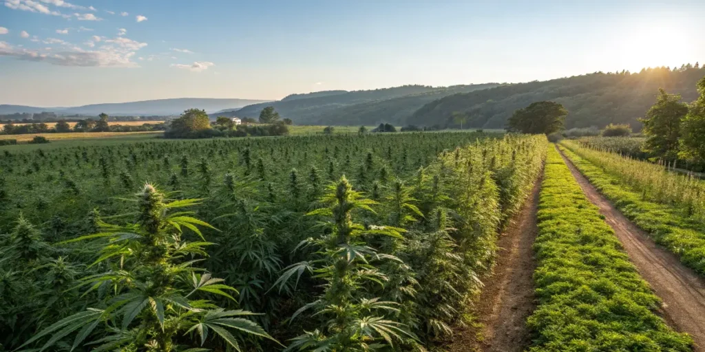Close-up of dense cannabis buds with trichomes, showing premium flower quality ideal for Dragon Balls creation.