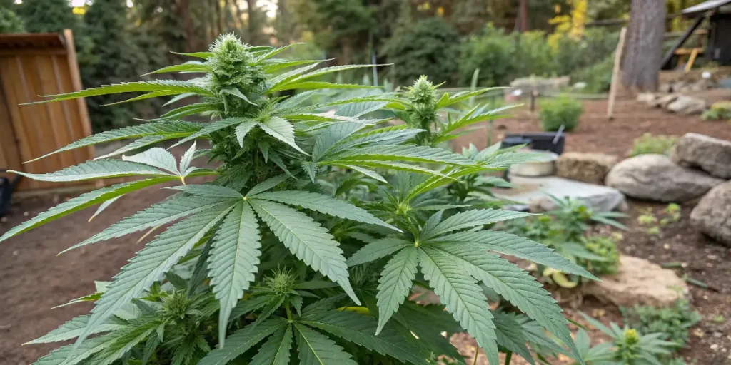Indoor grow setup from Store Mint Cannabis Seeds with plants under LED lighting